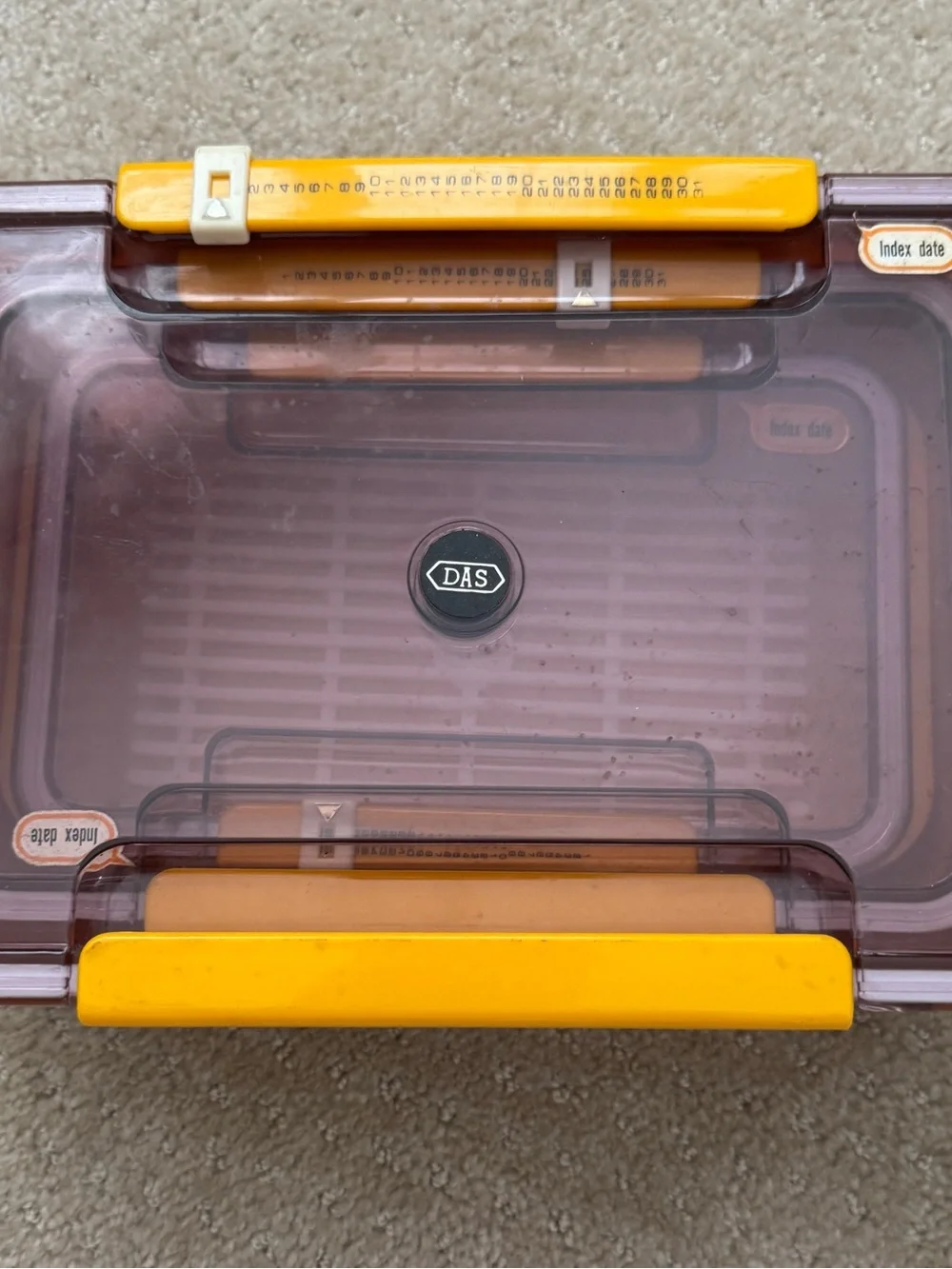 SHIN SAN Vtg Yellow Sealable Food Storage BENTO Box Containers 3 Sizes-3 in Set